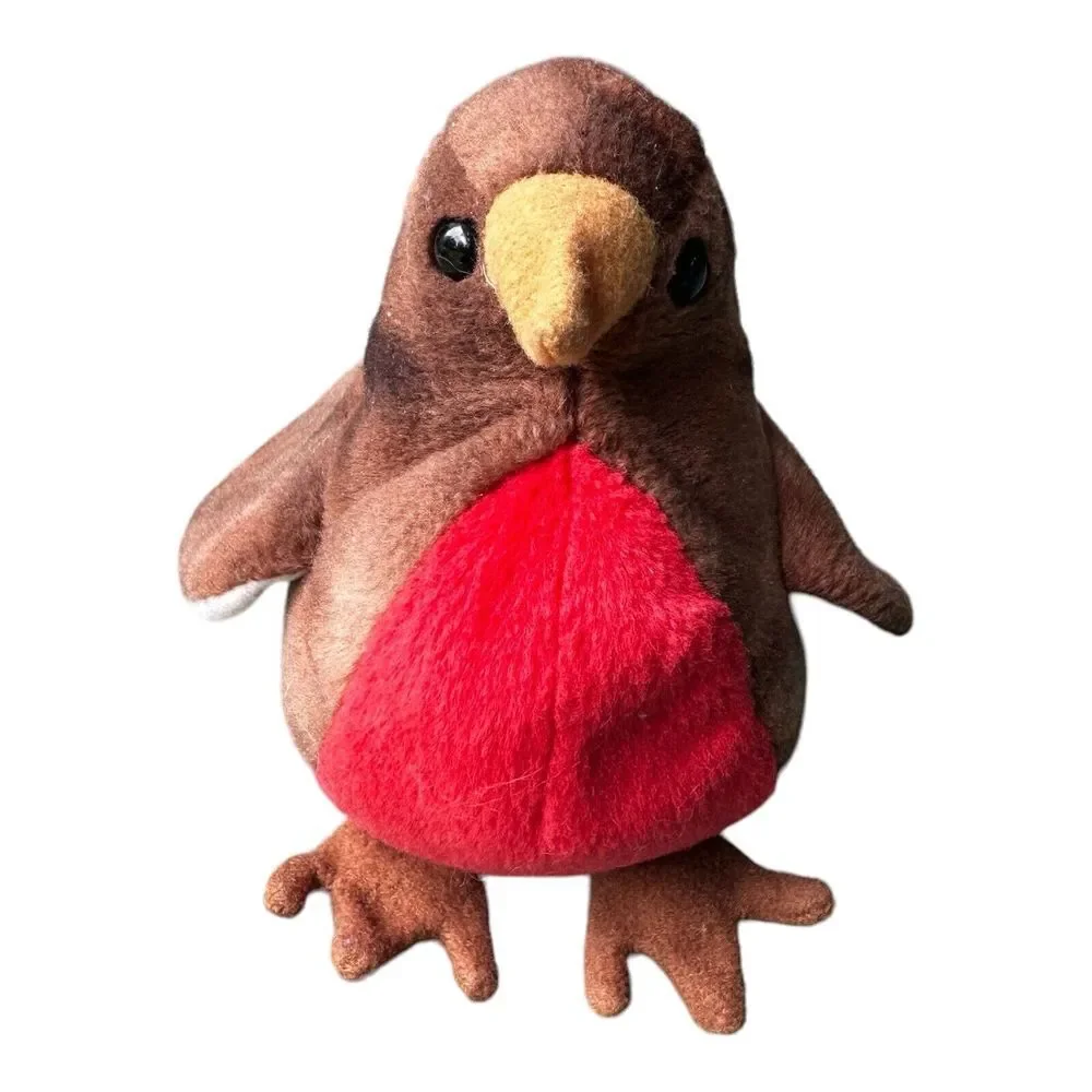 Vintage 1998 Ty Beanie Baby Early The Robin Plush‎ Toy Stuffed Animal Bird Red